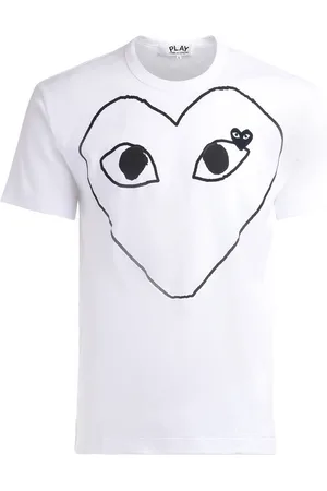 Comme des Garçons T-Shirt Comme Des Garçons PLAY in cotone con cuore frontale