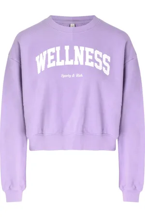 Sporty & Rich Felpa cropped Wellness