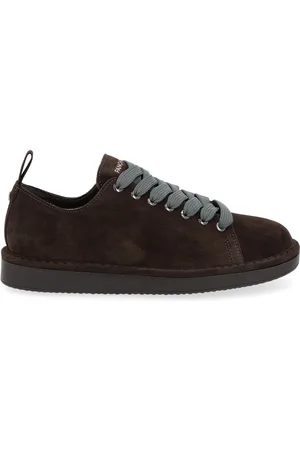 Panchic Stringata in suede marrone
