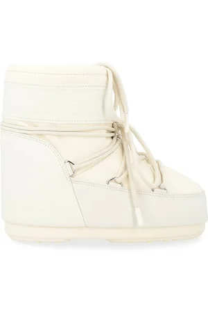 Moon Boot Stivaletto Icon Low Rubber panna