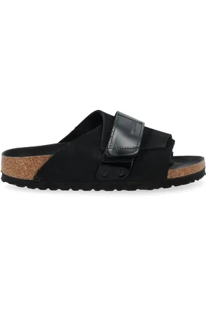 Birkenstock Sandalo Kyoto in pelle nera