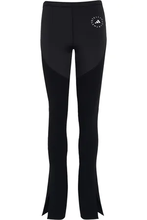 adidas Pantaloni TrueStrength Flat-Knit neri