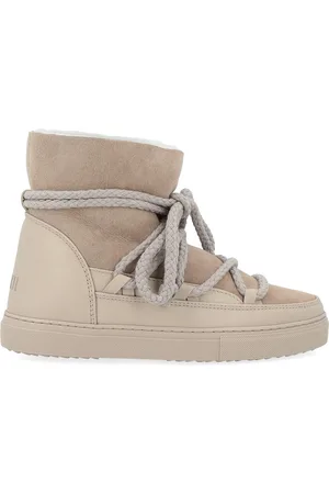 INUIKII Tronchetto in suede e pelle beige