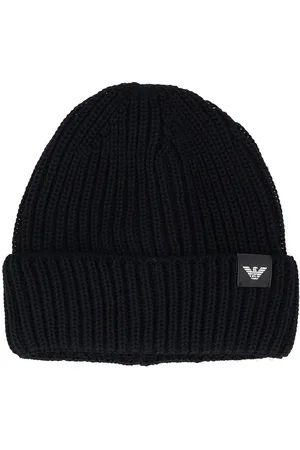 Emporio Armani Berretto in lana a coste