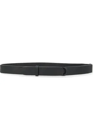 Orciani Cintura Nobuckle Skyline in pelle nera