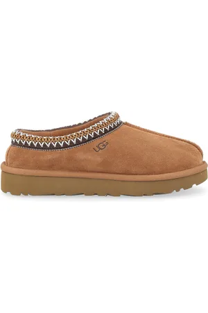 UGG Ciabatta Tasman in pelle scamosciata chestnut