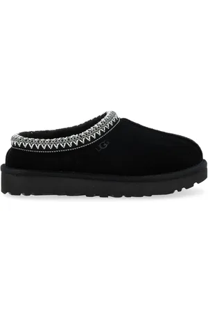 UGG Ciabatta Tasman in pelle scamosciata nera