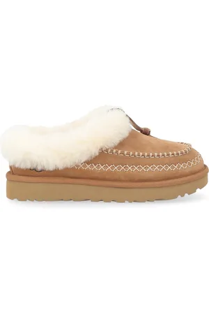 UGG Ciabatta Tasman Alpine in pelle scamosciata chestnut