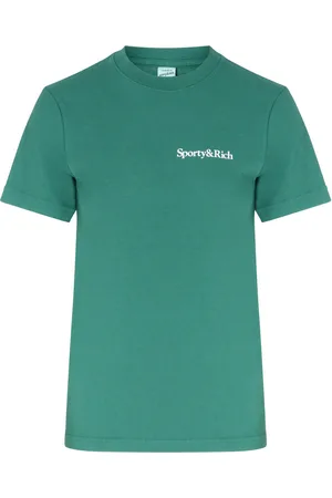 Sporty & Rich T-Shirt Health Is Wealth in cotone