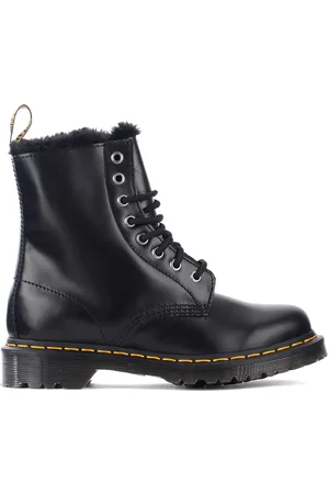 Dr. Martens Anfibio 1460 Serena in pelle grigio scuro