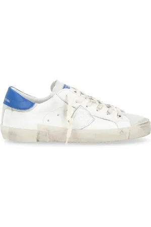 Philippe model Sneaker Paris X in pelle bianca e bluette
