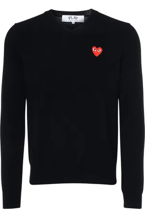 Comme des Garçons Maglione Comme Des Garçons Play in lana con scollo a V