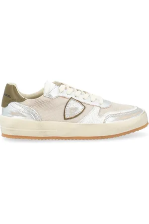 Philippe model Sneaker Nice in pelle e tessuto e verde