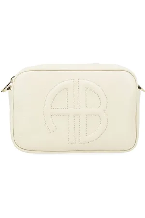 ANINE BING Borsa Lili in pelle color sabbia