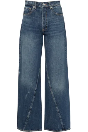 ANINE BING Jeans Brie in denim scuro