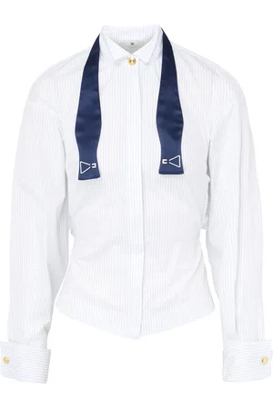 Elisabetta Franchi Camicia bianca con cravattino