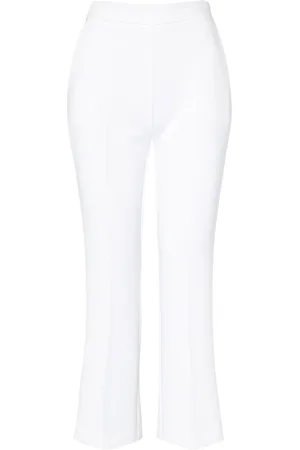 Elisabetta Franchi Pantalone cropped in crêpe