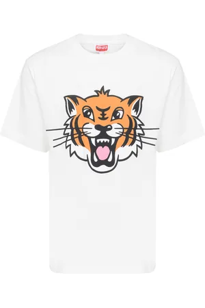 Kenzo T-Shirt Happy Tiger in jersey color