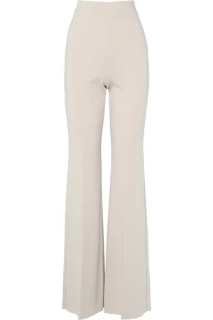 Sportmax Pantalone Olea in jersey scuba tortora