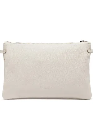 Gianni chiarini Borsa Clutch Hermy in pelle bianca