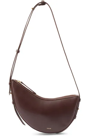Soeur Borsa Wino Mini in pelle color cioccolato