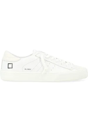 D.A.T.E. Sneaker Hill Low Basic in pelle bianca