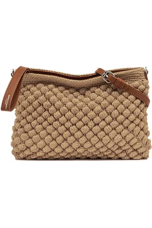 Gianni chiarini Pochette Bella in tessuto color naturale