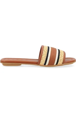 Hogan Sandalo Flat H685 in pelle