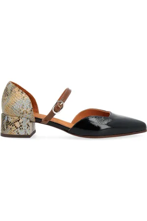 Chie Mihara Scarpa con tacco Jindya in pelle nera