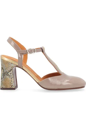 Chie Mihara Scarpa con tacco Missy in pelle taupe
