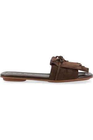 Hogan Sandalo Flat H658 in pelle
