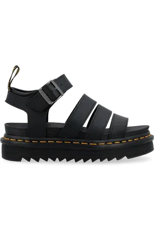 Dr. Martens Sandalo Blaire in pelle vegan nera
