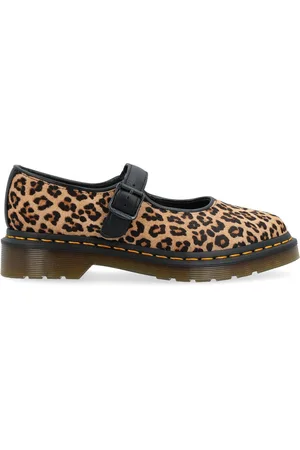 Dr. Martens Ballerina Mary Jane in pelle leopardata
