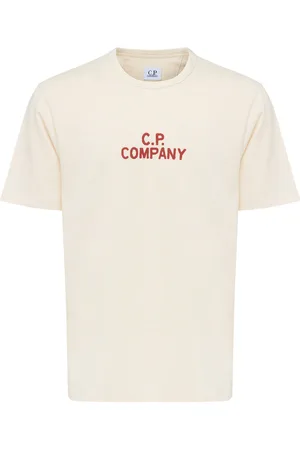 C.P. Company T-shirt in Natural Jersey color