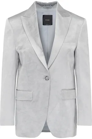 Pinko Blazer in raso fiammato
