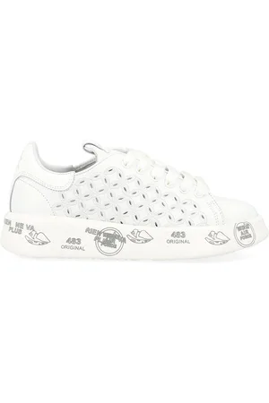 Premiata Sneaker Belle 6283 in pelle bianca