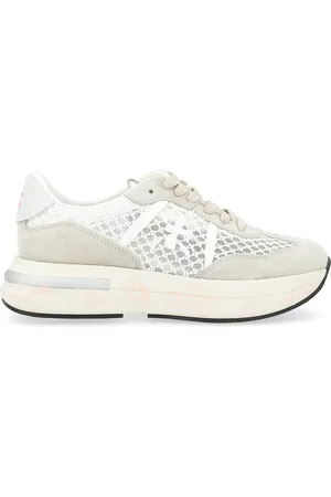 Premiata Sneaker Cassie 7390 in pelle bianca