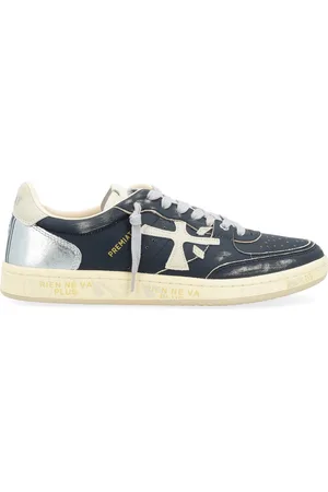 Premiata Sneaker Bskt Clay 7258 in pelle nera