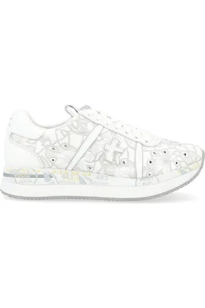 Premiata Sneaker Conny 7364 in pelle bianca