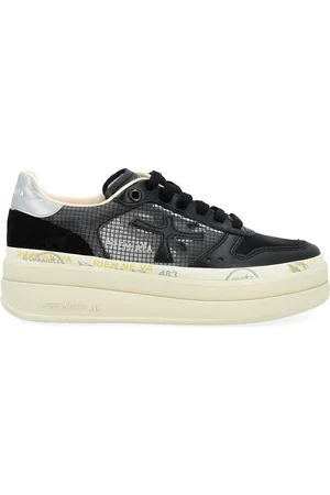 Premiata Sneaker Micol 7445 in pelle e tessuto