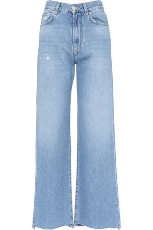Pinko Jeans a palazzo in denim soft