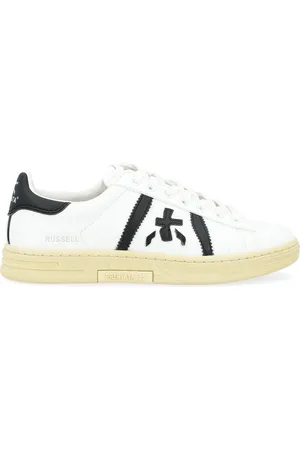 Premiata Sneaker Russell 7474 in pelle bianca