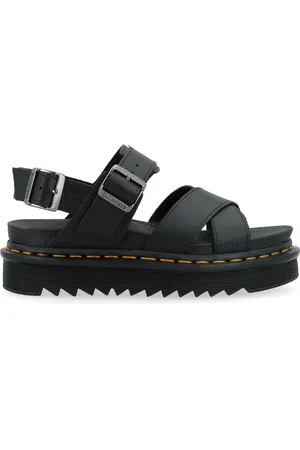 Dr. Martens Sandalo Voss Li in pelle nera