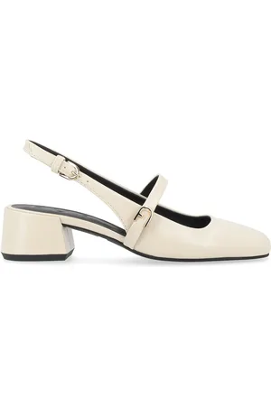 Furla Slingback in pelle bianca