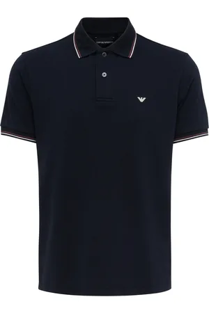 Emporio Armani Polo in cotone piquet stretch
