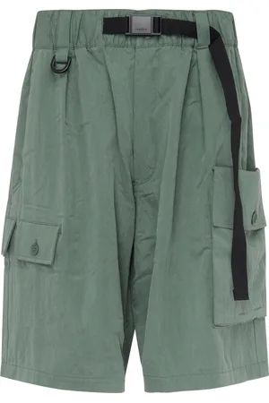 Y-3 Short Washed Twill verde
