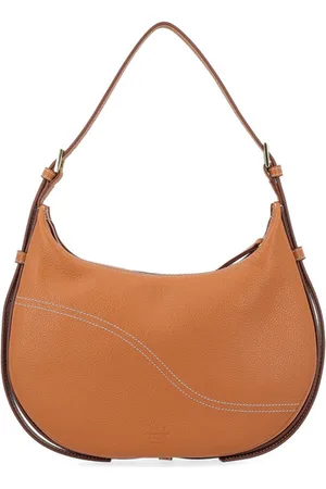 ATP Atelier Borsa Hobo Liveri Small in pelle color brandy