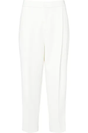 Elisabetta Franchi Pantaloni con pinces in crêpe