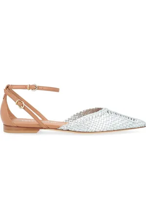 LELLA BALDI Sandalo in pelle beige e