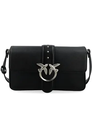 Pinko Borsa Love Bag Slouchy in pelle nera